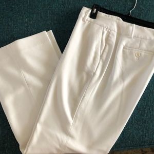 Liz Claiborne White Wide Leg Slacks